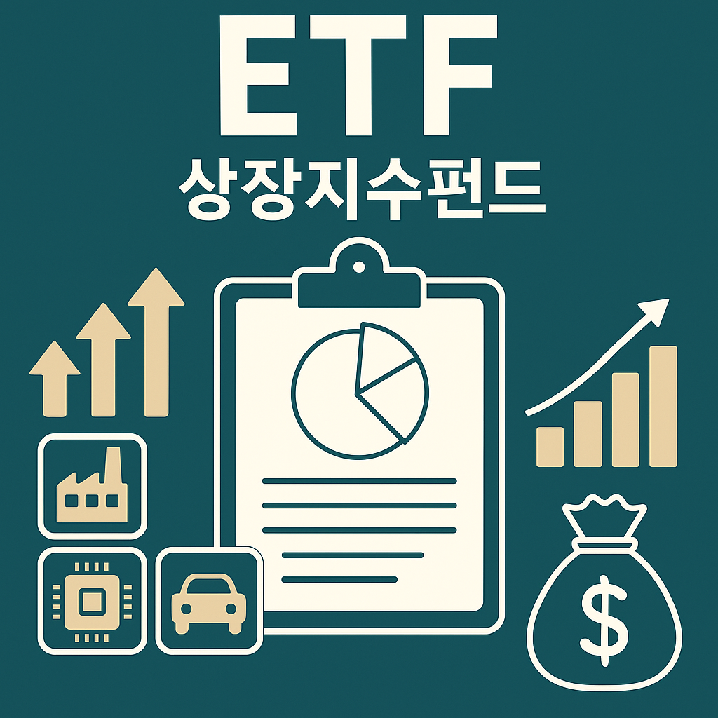 ETF에 대한 글자와 관련 이미지