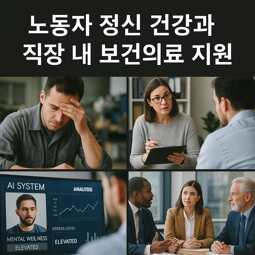 노동자 정신 건강과 직장 내 보건의료 관련 사진