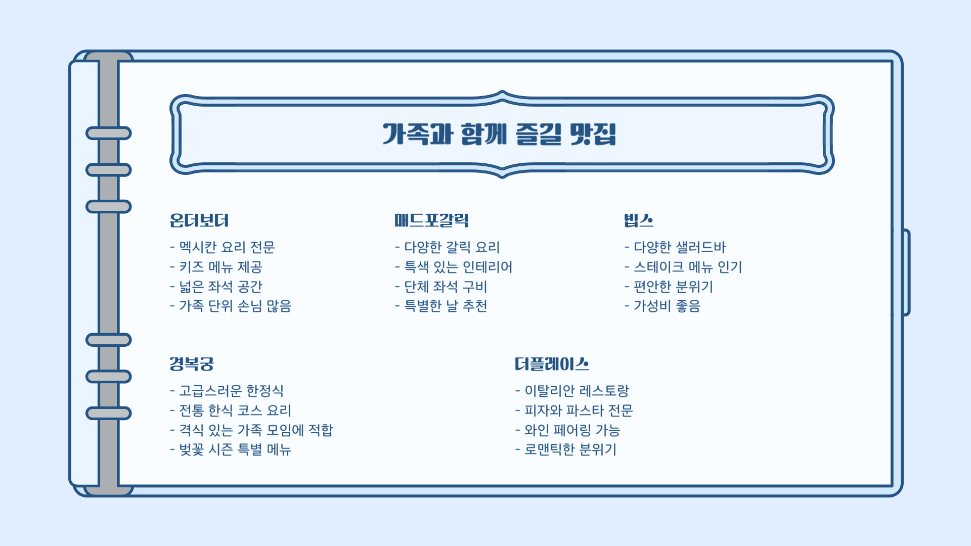 여의도 벚꽃 근처 맛집 BEST 10