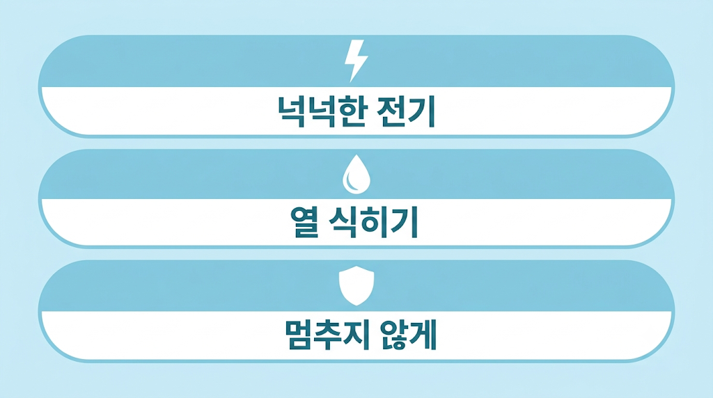 데이터센터에 필요한 세 가지