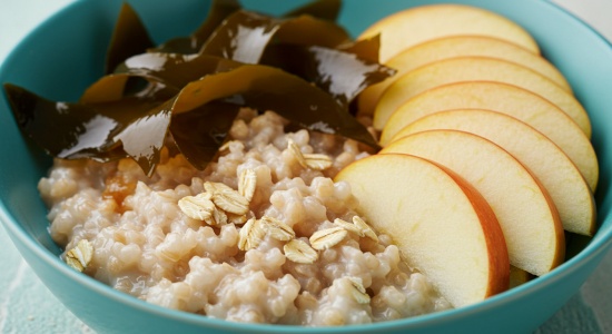 귀리, 다시마, 사과