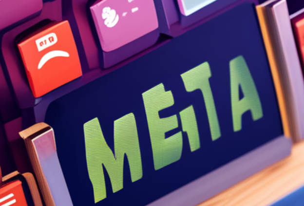 meta 글씨의 키보드 이미지