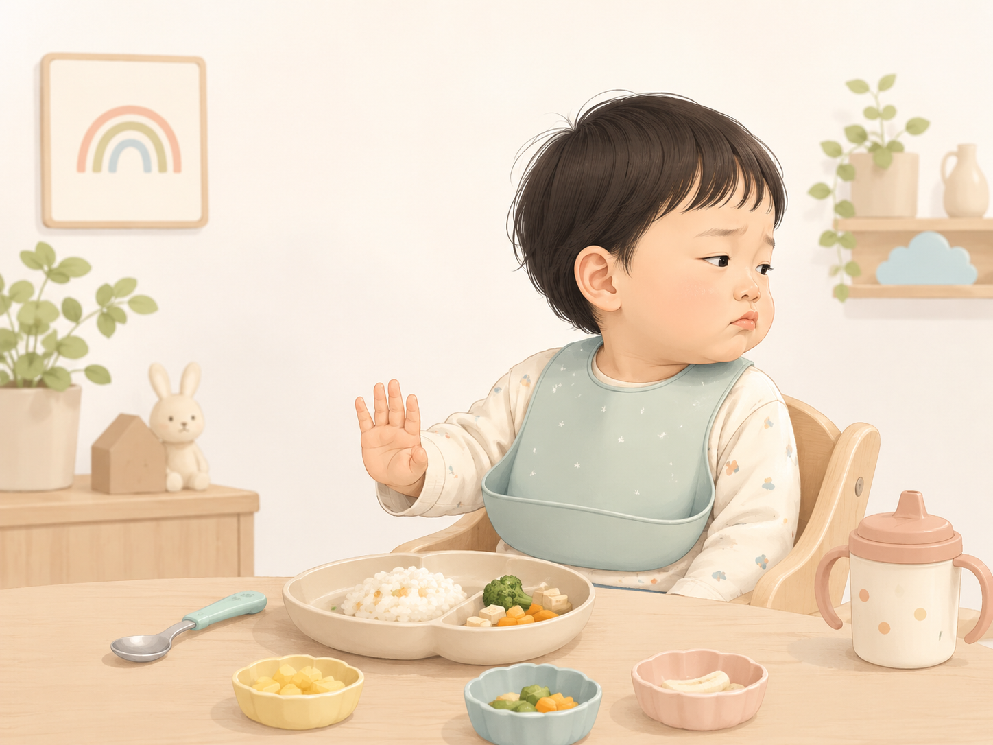 밥 거부 하는 아이