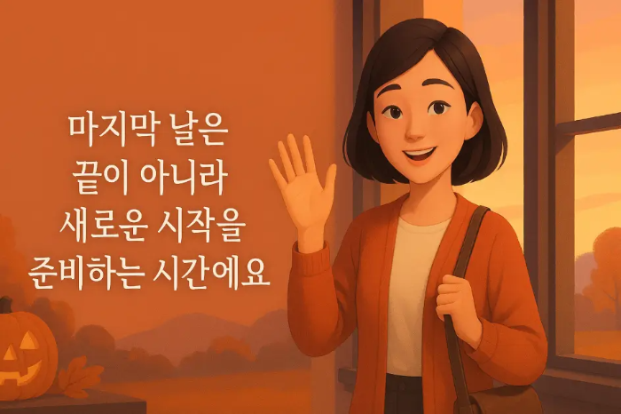 가을-인사-여자-문구