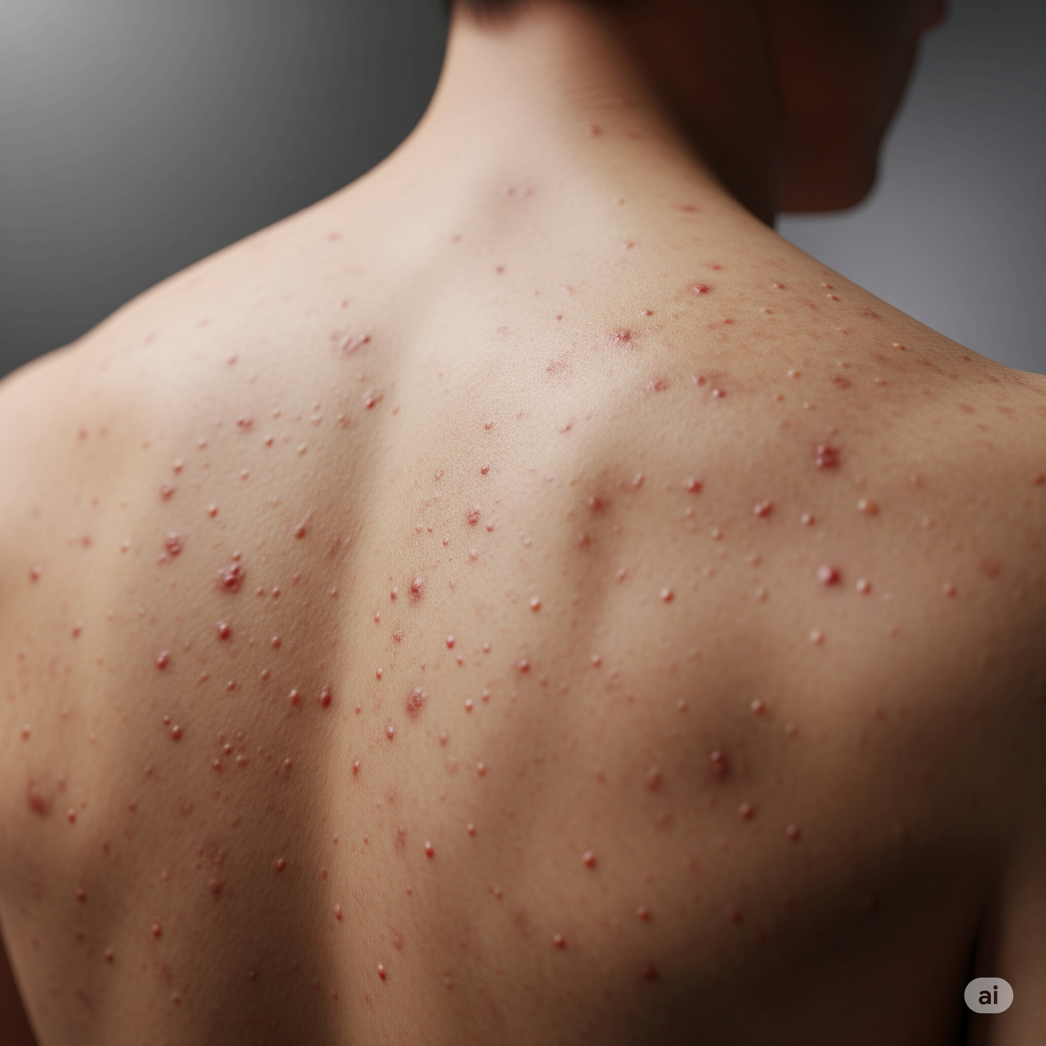 등드름일까 모낭염일까 자가 진단 체크리스트