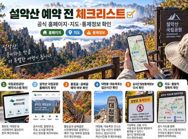 설악산 국립공원 예약 총정리