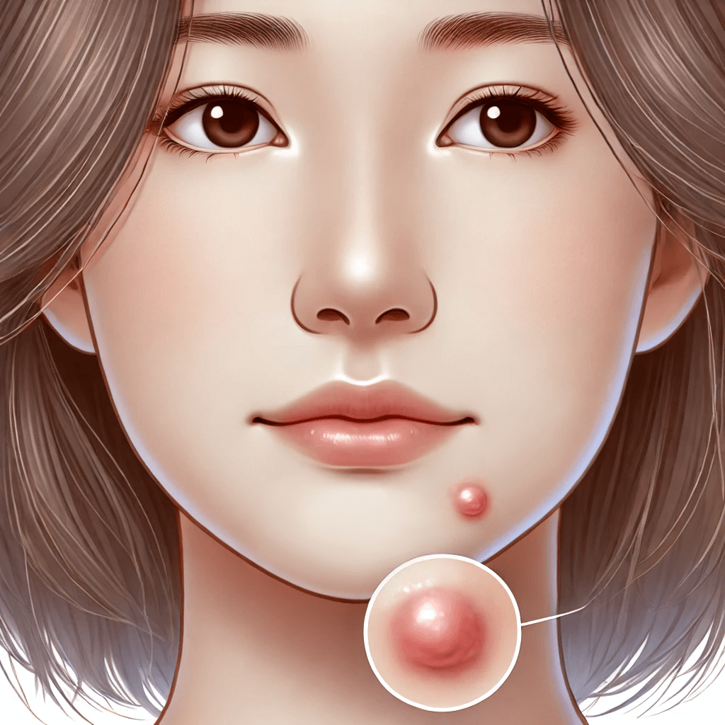 여성 결절성 여드름