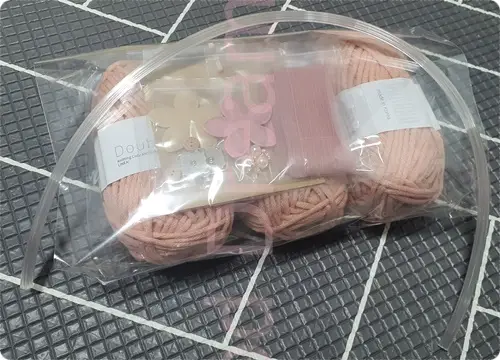 디어크로쉐 DIY 진달래꽃 리본 가방