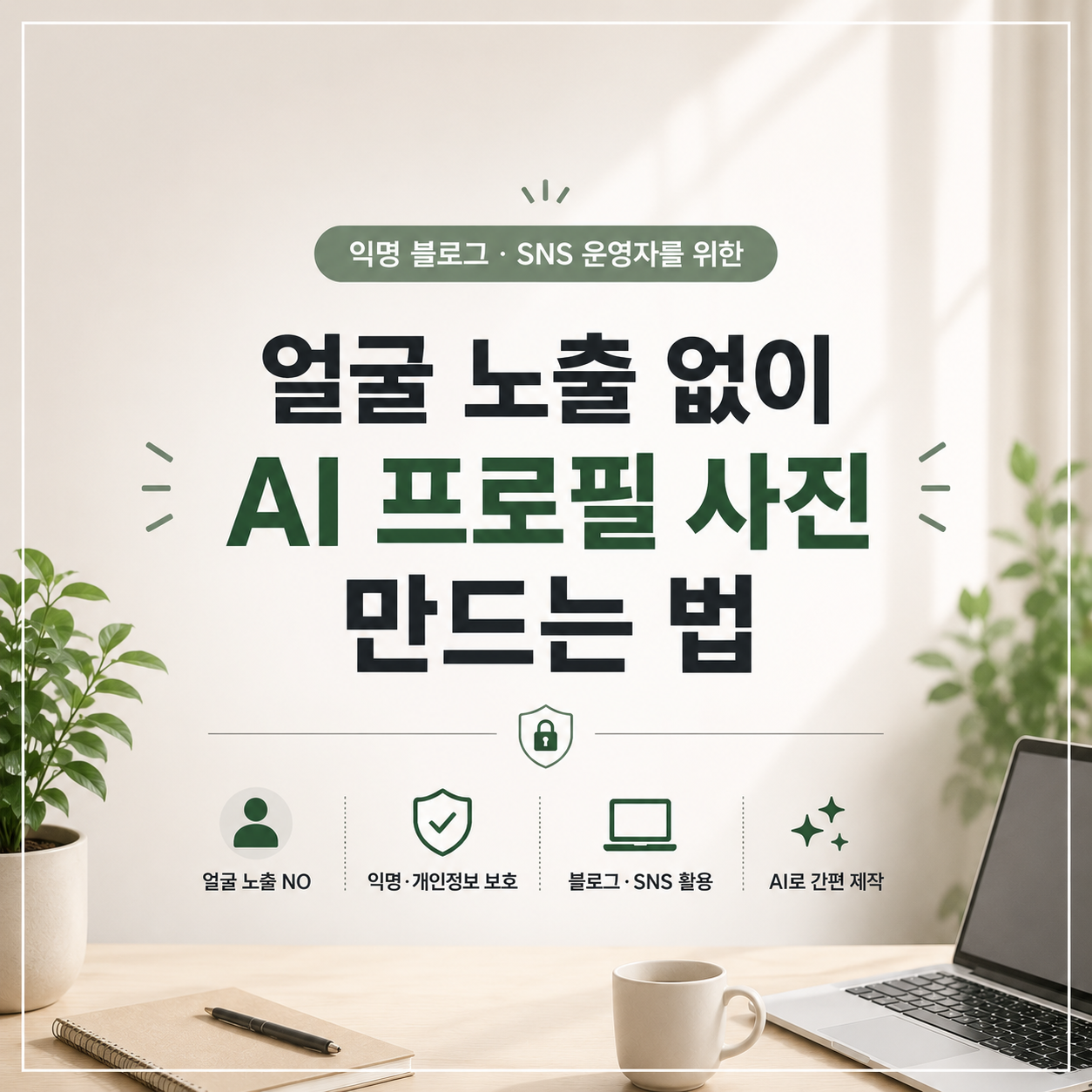 미드저니 없이 무료로 AI 이미지를 만드는 방법을 설명하는 블로그 썸네일 이미지