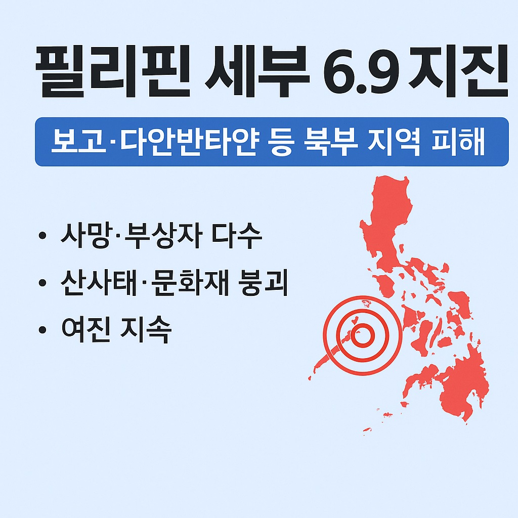 필리핀 세부 지진