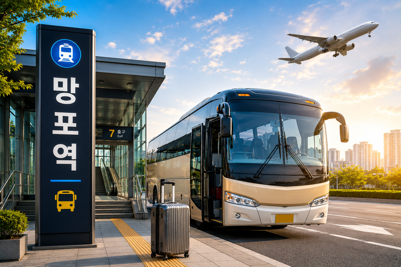 망포역 공항버스 예매 방법 총정리|인천공항 리무진 시간표·정류장 위치 한눈에 관련 사진