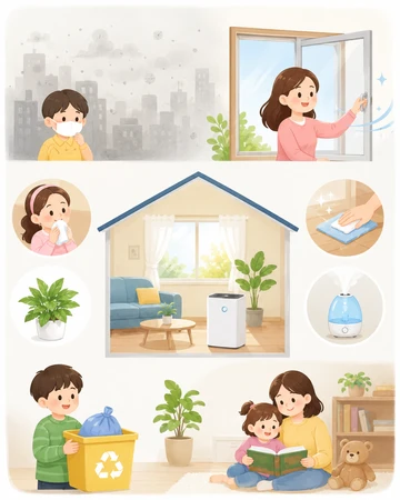 미세먼지 실내 환경 관리 기준10