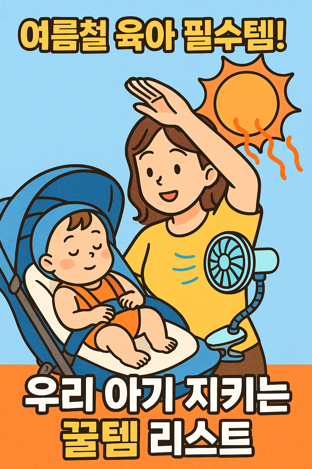 더위로 부터 우리아기 지키는 꿀템리스트