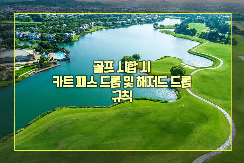 카트 패스 드롭 해저드 드롭 규칙