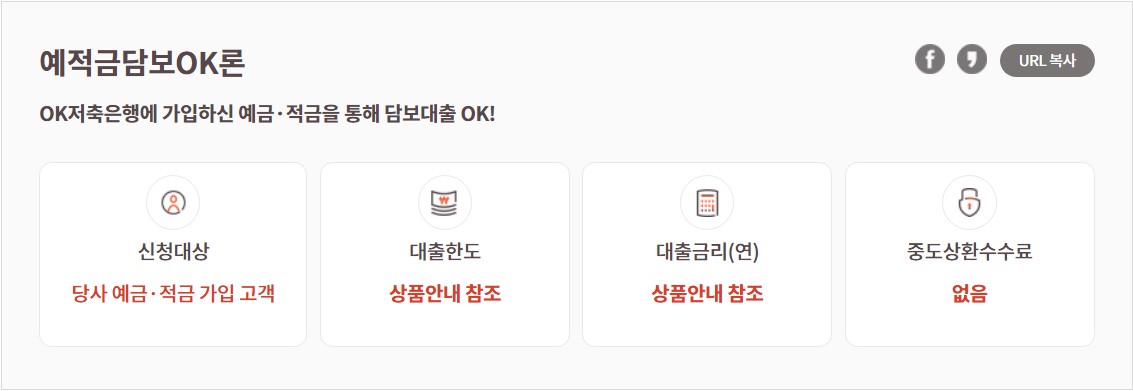 예적금담보OK론