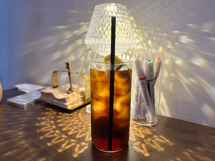 주문했던 잭콕의 모습