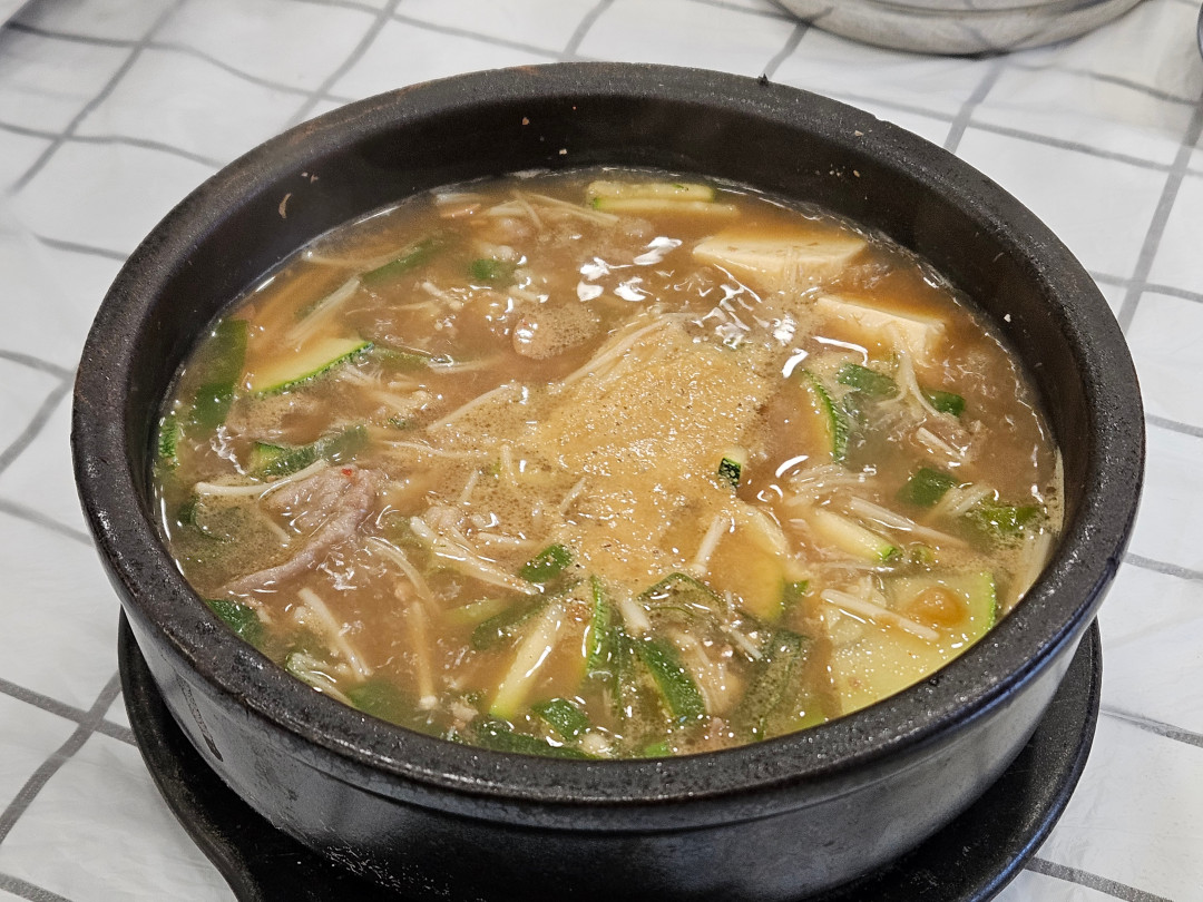 이영철 생오리 된장찌개
