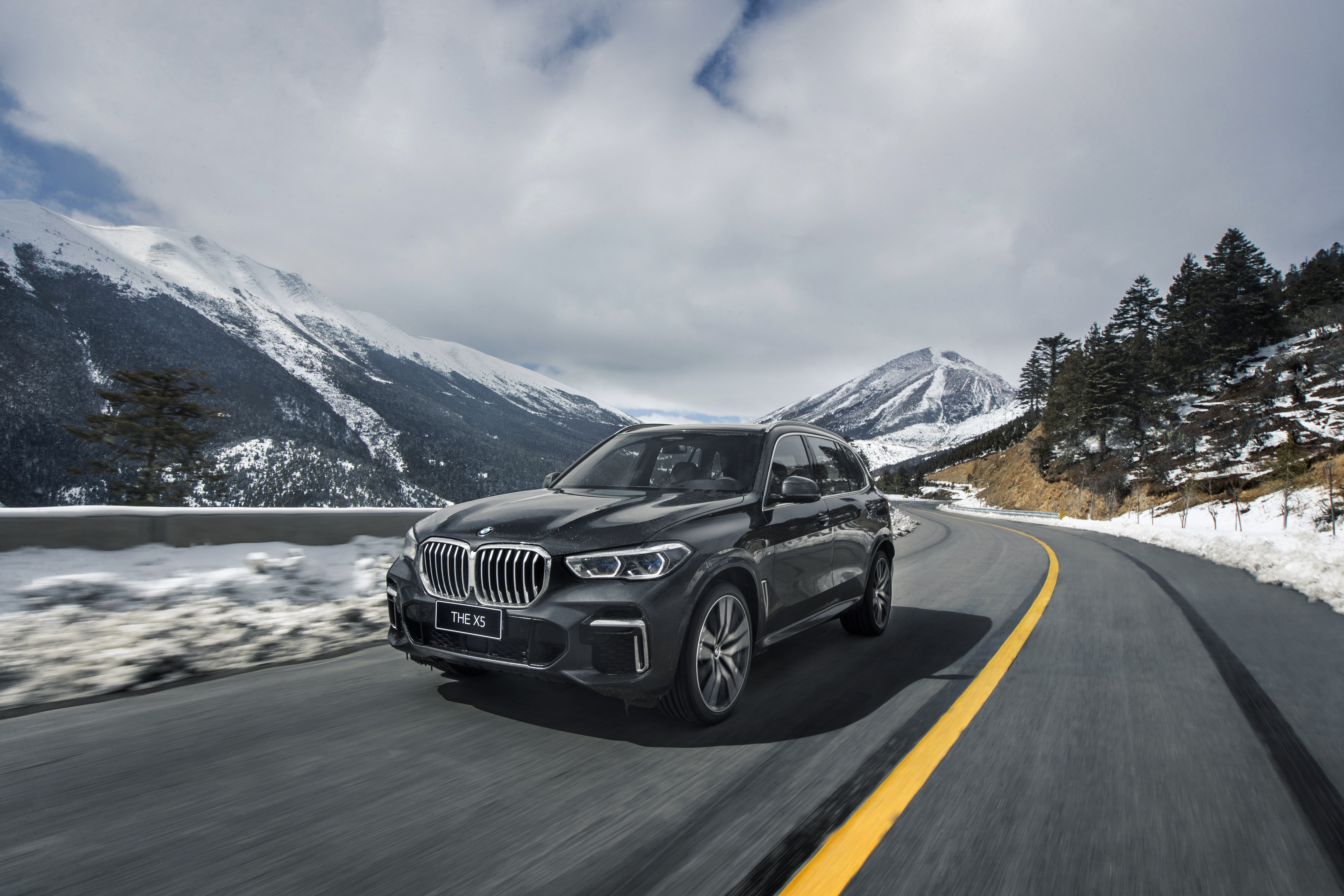 도로 위의 BMW X5