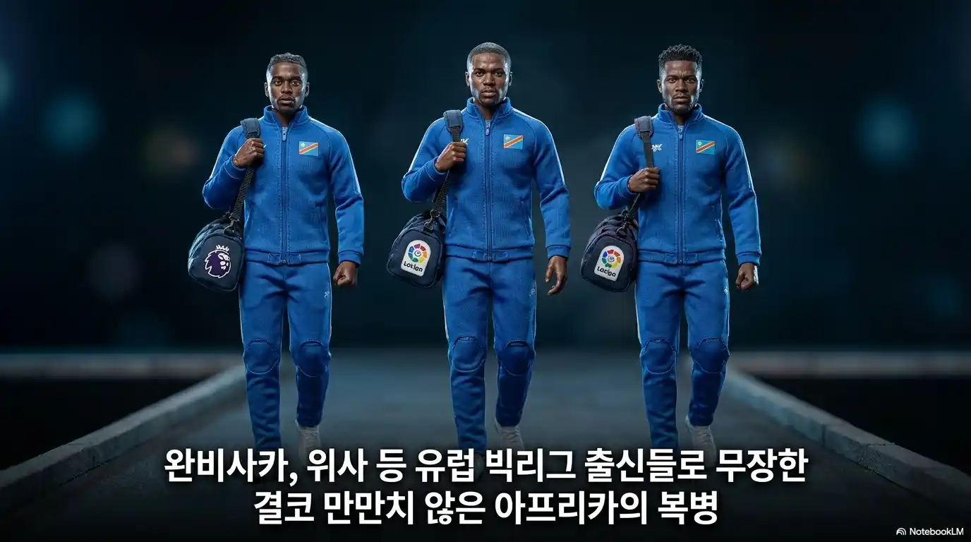 완비사카 위사 등 유럽 빅리그 출신 콩고민주공화국 선수단