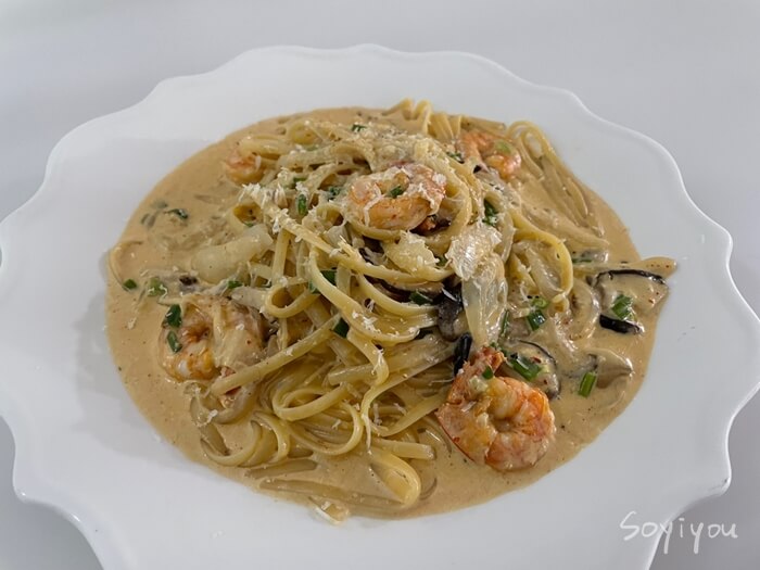 투움바-파스타-완성