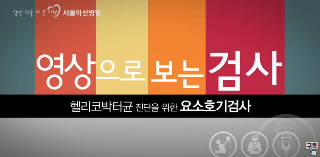 헬리코박터균 증상, 검사, 치료