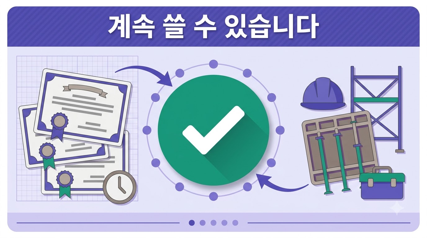 폐지된 기능사보 자격이 개정안 비고 제3호에 따라 계속 인정된다는 내용을 나타낸 이미지