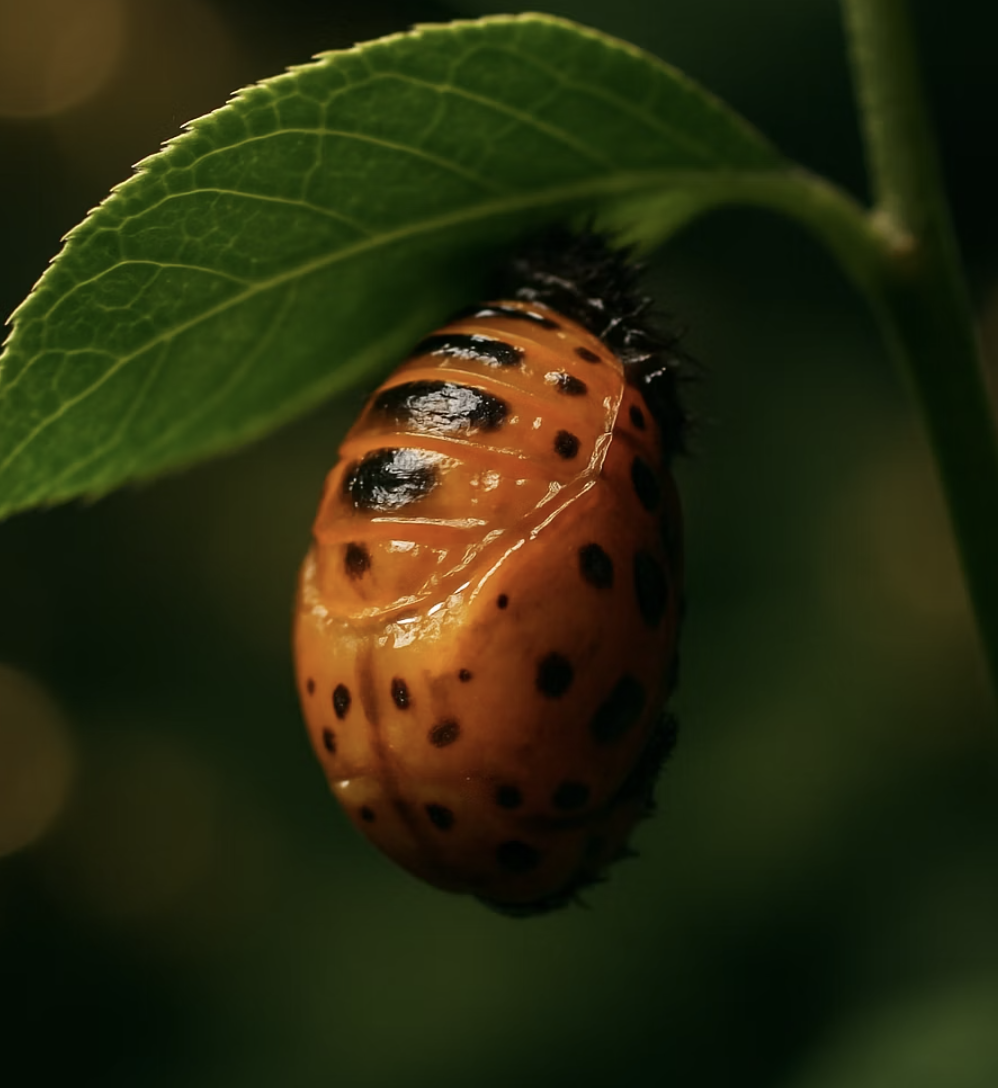 변신의 시간, 번데기 되기