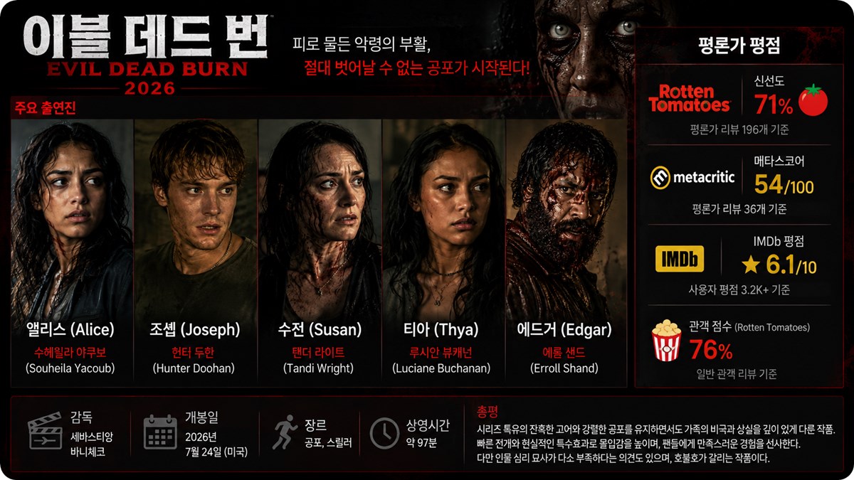 이블 데드 번(Evil Dead Burn) 평점
