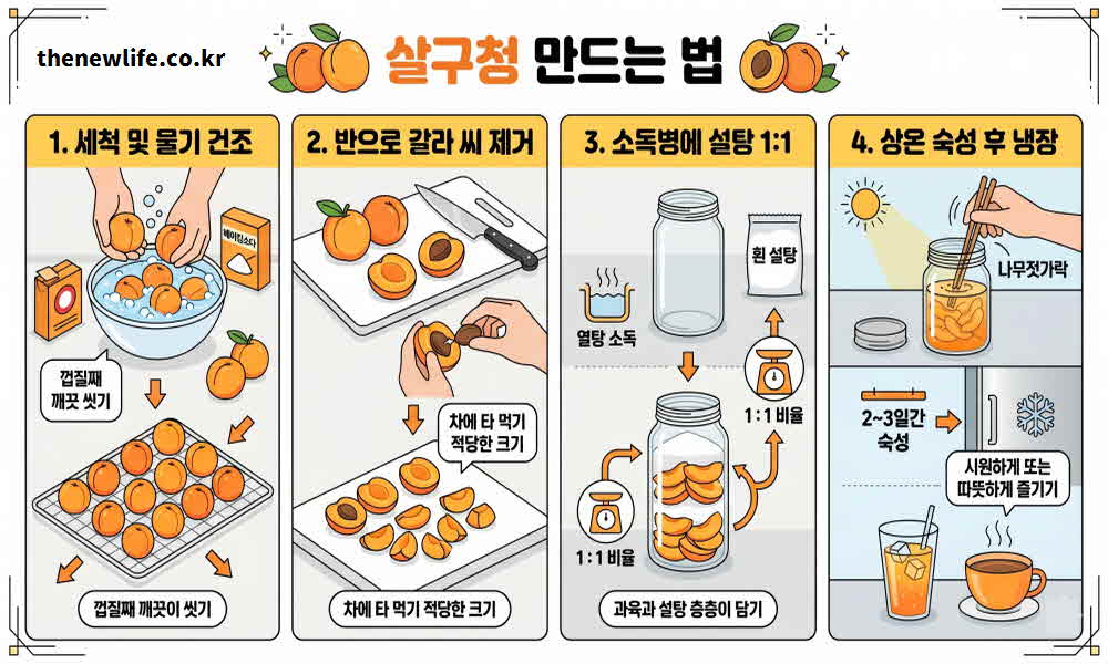 살구청 만드는 법