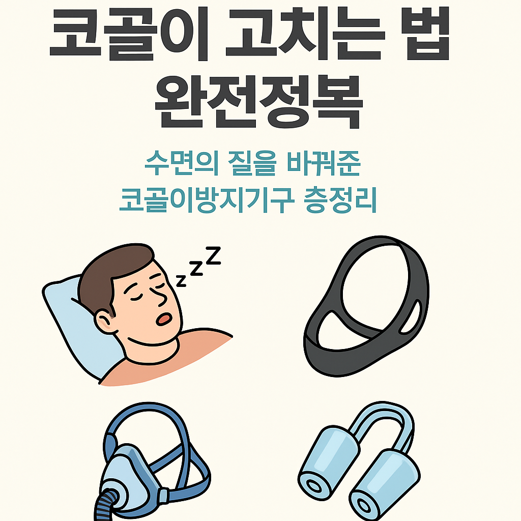코골이고치는법-고콜이방지기구