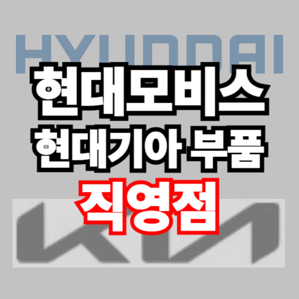 현대모비스 직영점 점심시간 업무시간 운영시간 토요일 일요일 공휴일 주말