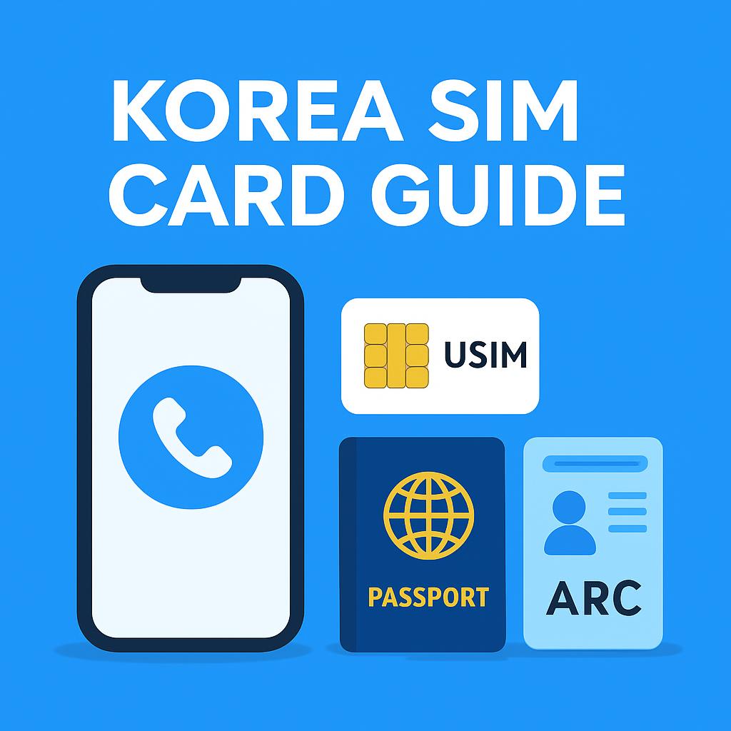 외국인 한국 휴대폰 개통 방법 총정리