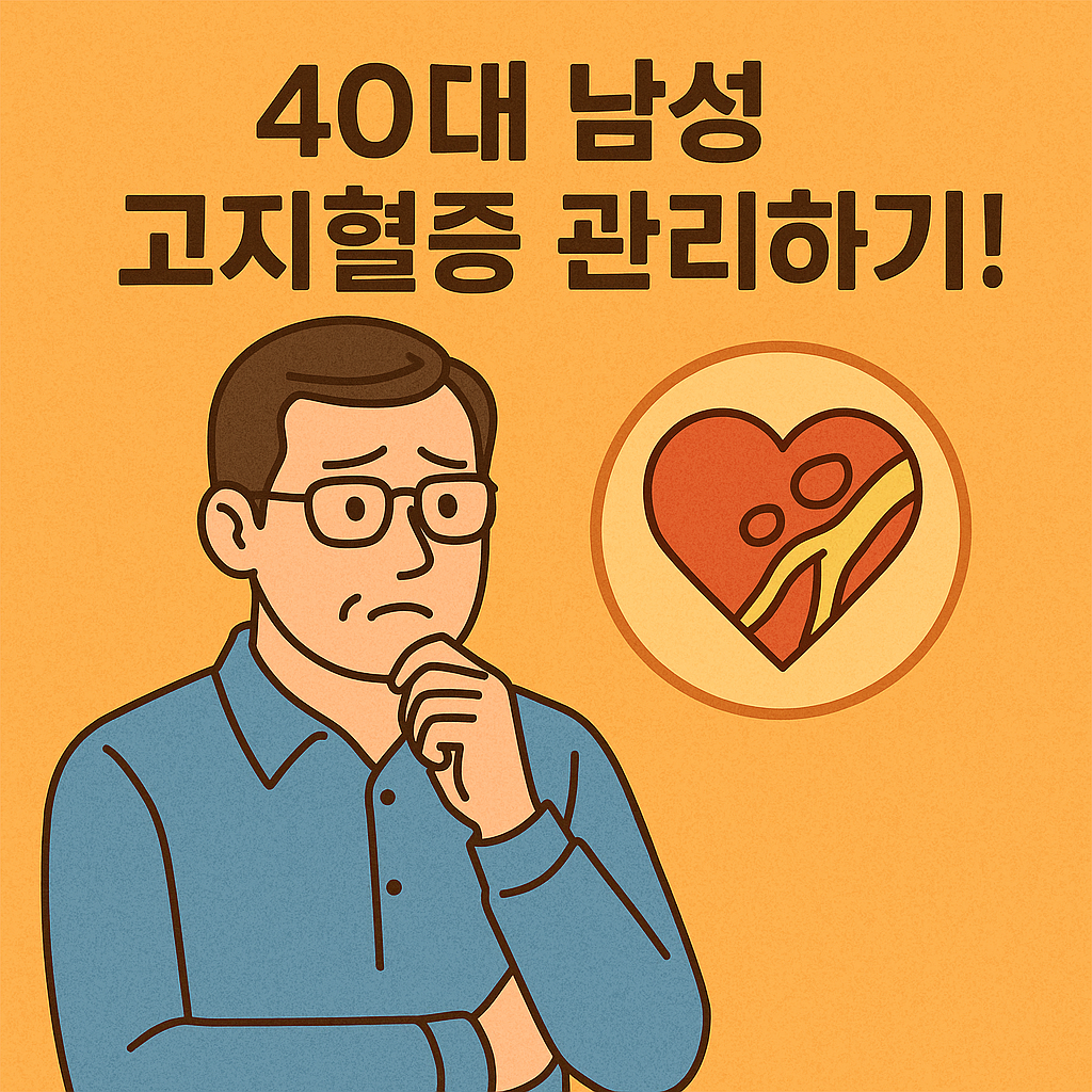 40대 남성 고지혈증 관리