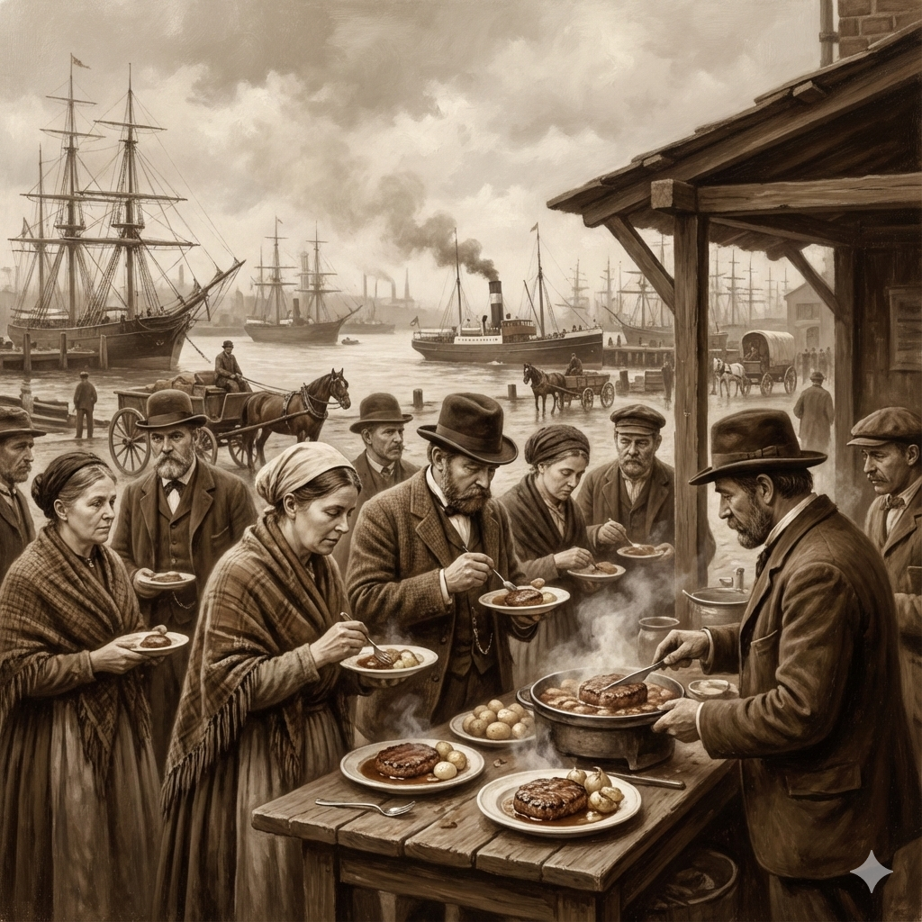 Hamburger 어원, 돼지 뒷다리 '햄(Ham)'이 들어가지 않는데 왜 이름이 햄버거일까?