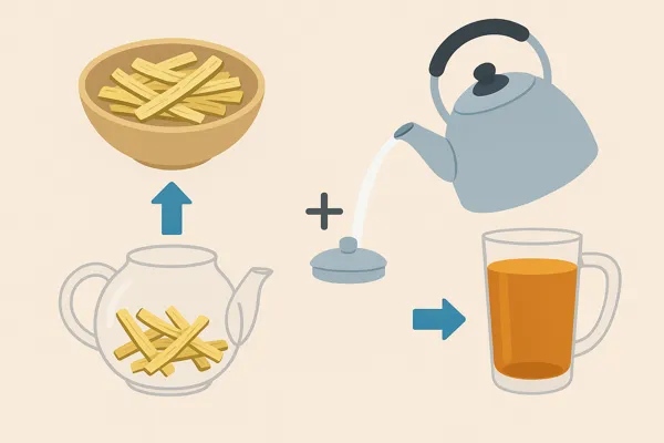 황기차 끓이는 법 단계별