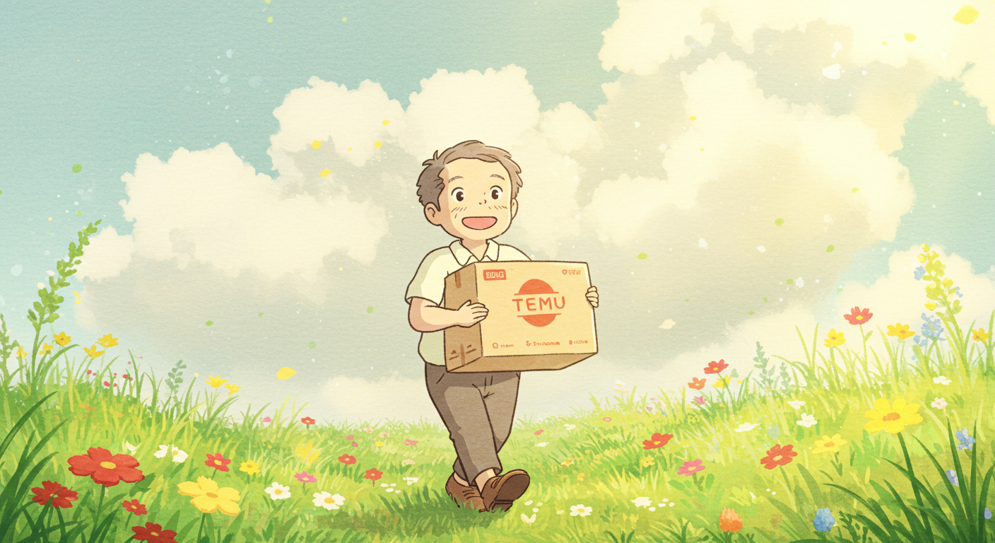 테무를 현명하게 활용하는 소비자 캐릭터