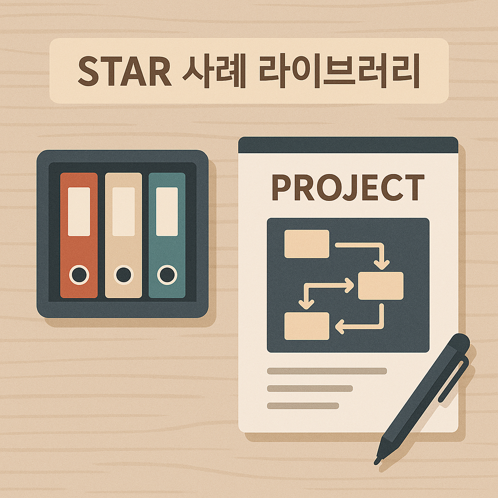 STAR 사례 라이브러리: 인터뷰 대비 프로젝트 정리