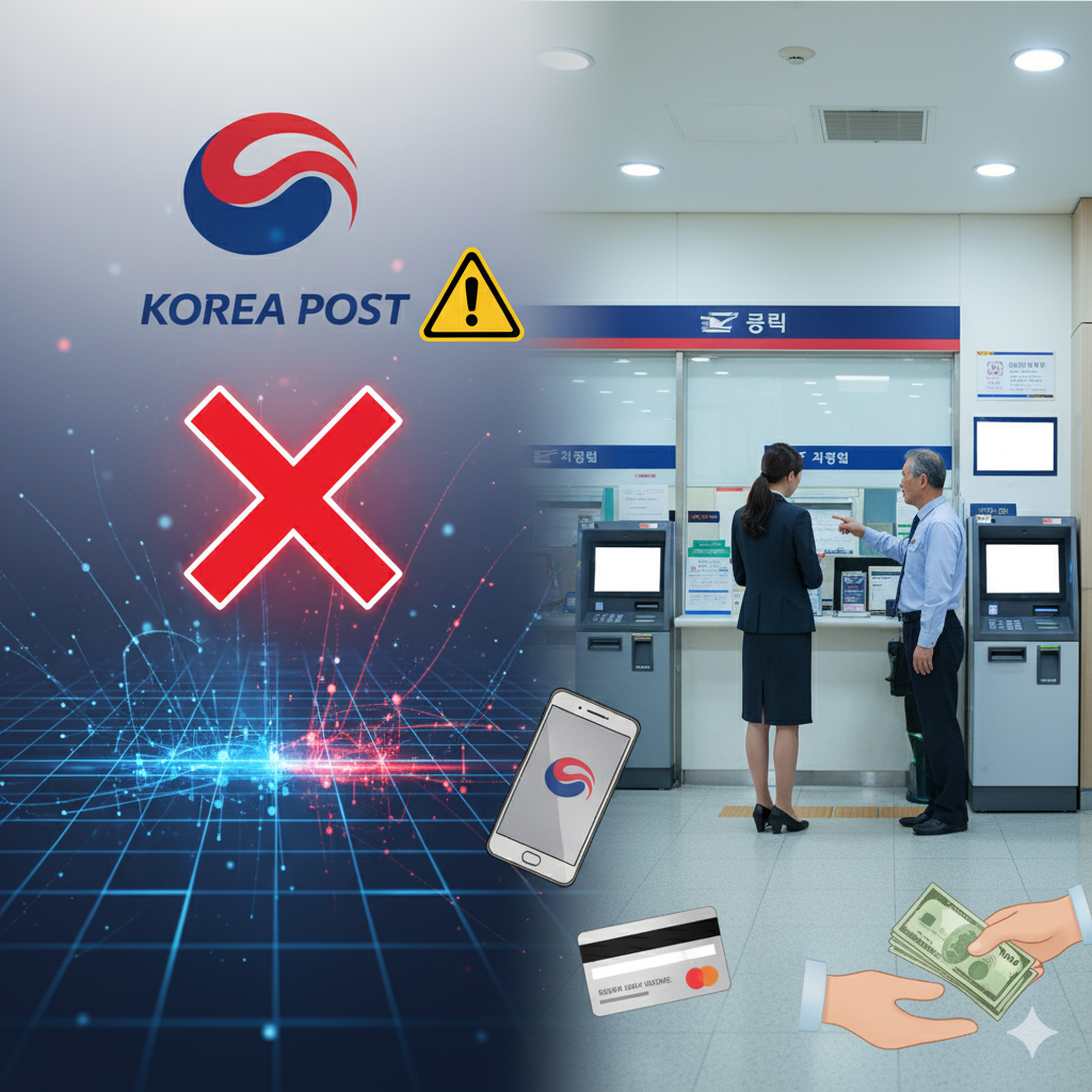 우체국 금융 서비스 복구 일정과 대체 방법