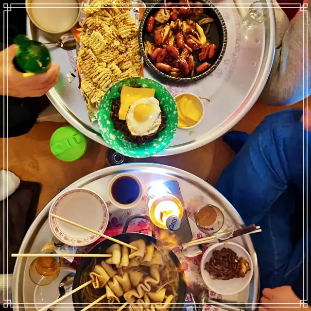 한양대, 왕십리 맛집 레트로 감성 포차, 쥐포, 육전, 소시지 야채볶음