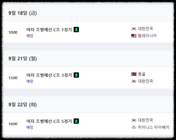 아시안게임 여자농구