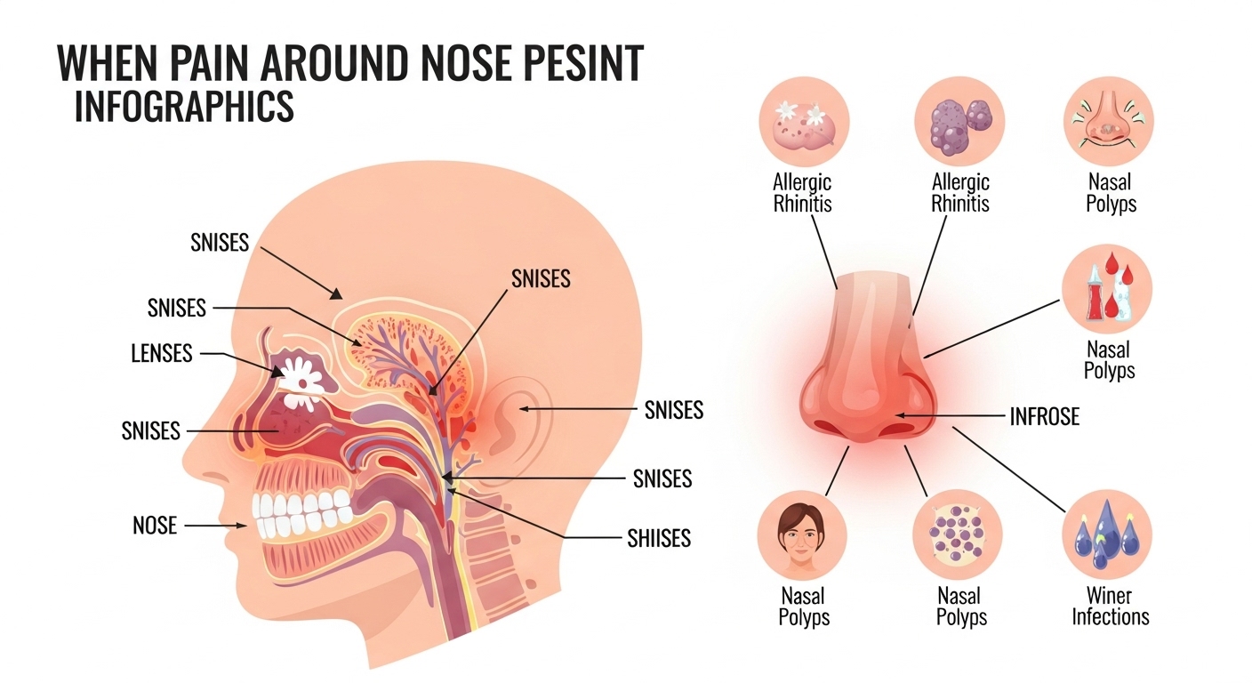 코통증, 코옆통증, 이비인후과진료, 신경통, 얼굴통증, 삼차신경통, 부비동염, 축농증, 진료과선택, 자가진단