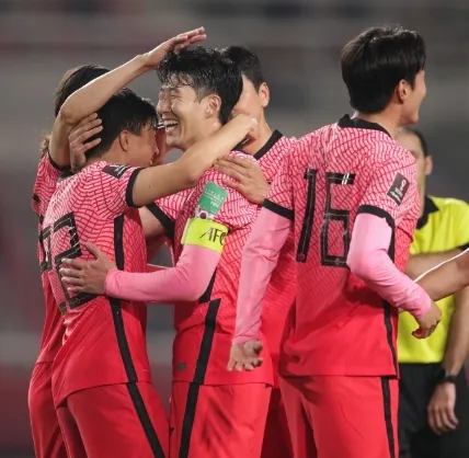 월드컵 예선 중계방송-골 세레모니