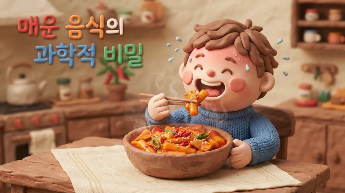 매운 음식을 먹었을 때 땀이 나고 기분이 좋아지는 과학적 원리 안내