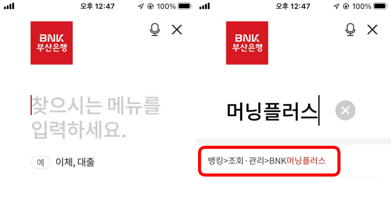 머닝플러스 검색