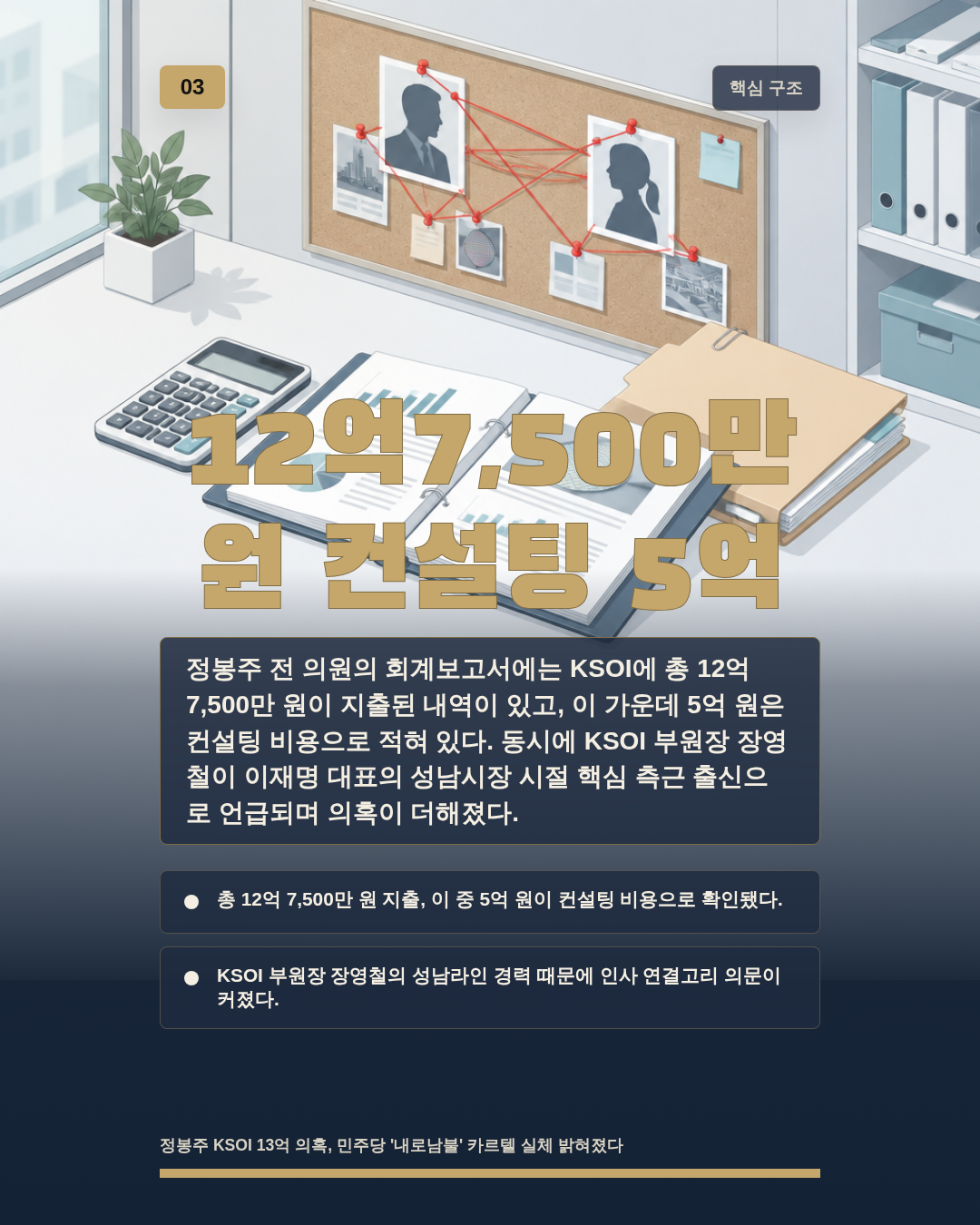12억7,500만 원 컨설팅 5억