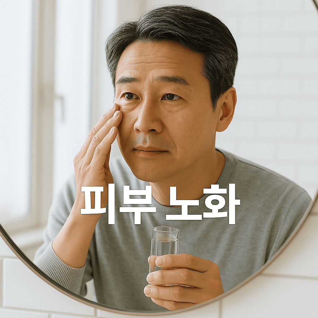 중년 남성 피부 노화, 방치하면 안 되는 이유