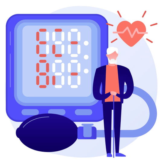 고혈압 경고 포스터