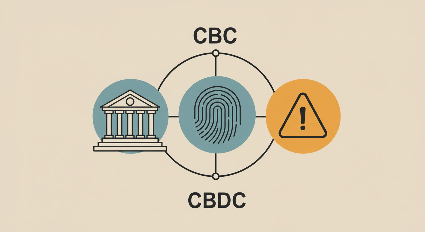 "CBDC가 진짜 위험한 이유 3가지"에 대한 이미지입니다.