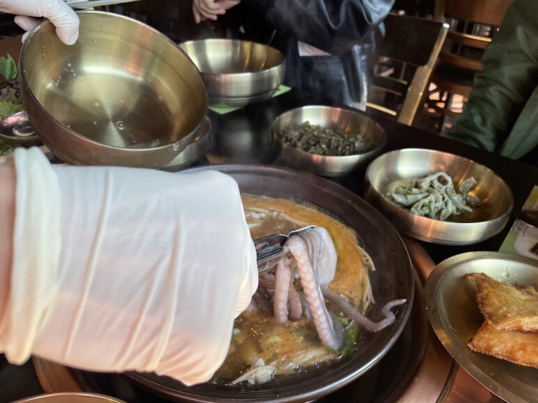 복가밥상 낙지