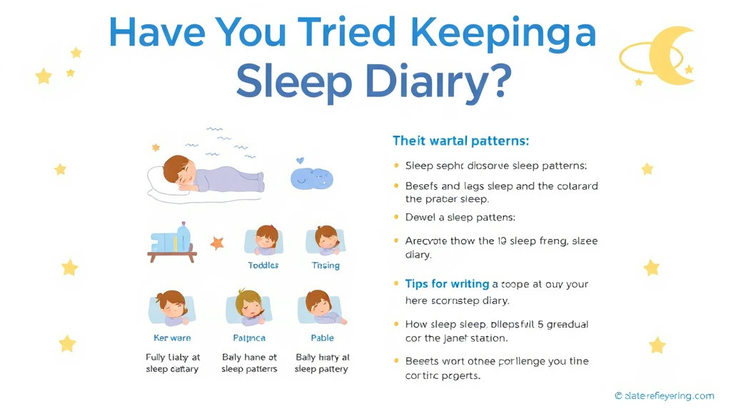 아이 수면패턴 관찰의 힘과 작성법 가이드